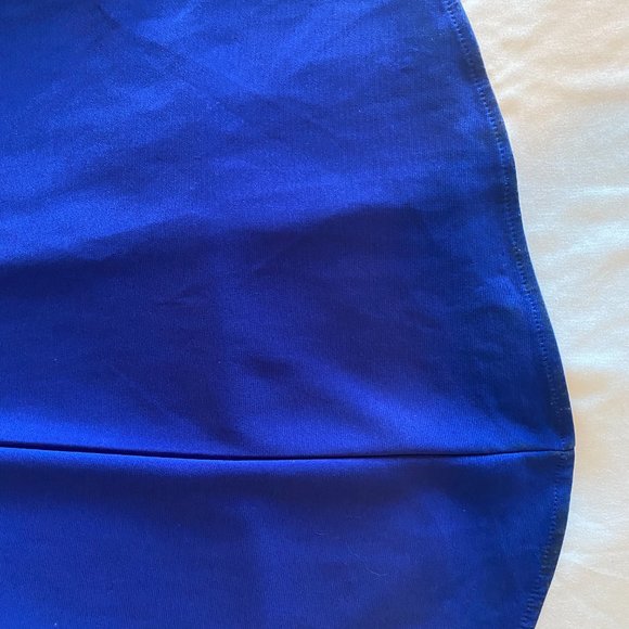 Royal Blue Off The Shoulder Gown - Picture 9 of 11